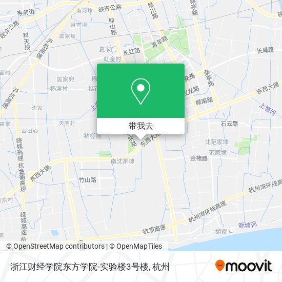 浙江财经学院东方学院-实验楼3号楼地图