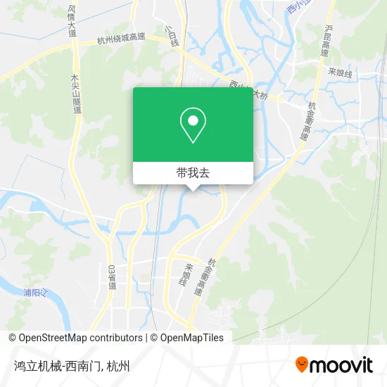 鸿立机械-西南门地图