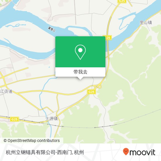 杭州立钢锚具有限公司-西南门地图