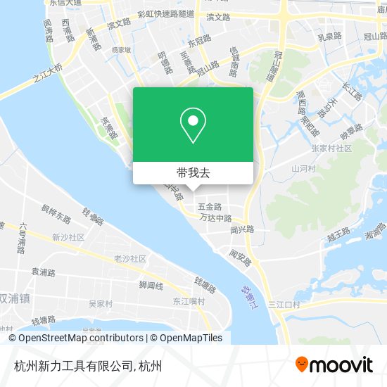 杭州新力工具有限公司地图
