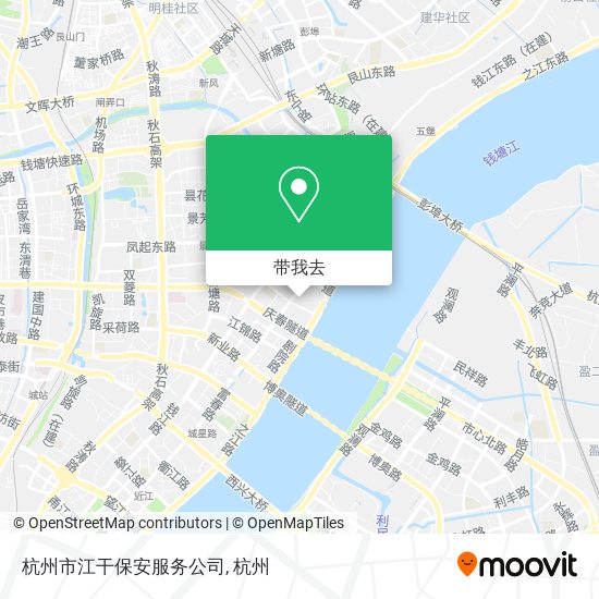 杭州市江干保安服务公司地图