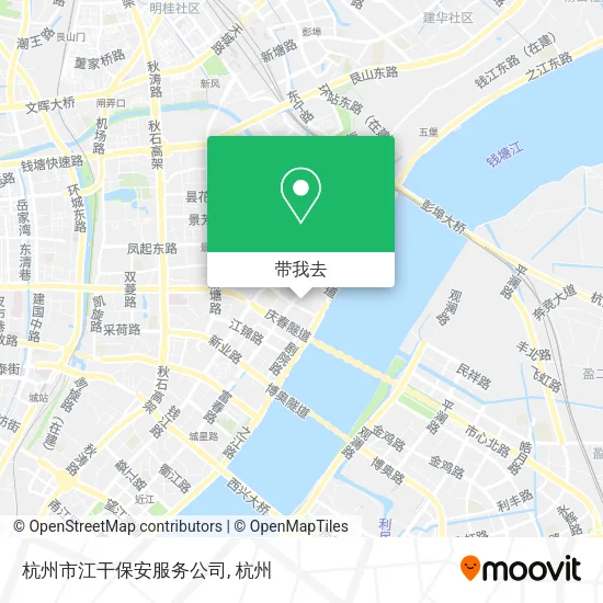 杭州市江干保安服务公司地图
