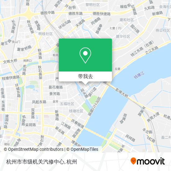 杭州市市级机关汽修中心地图