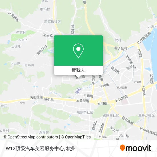 W12顶级汽车美容服务中心地图