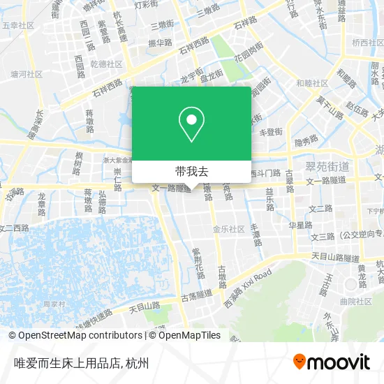 唯爱而生床上用品店地图