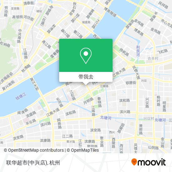 联华超市(中兴店)地图