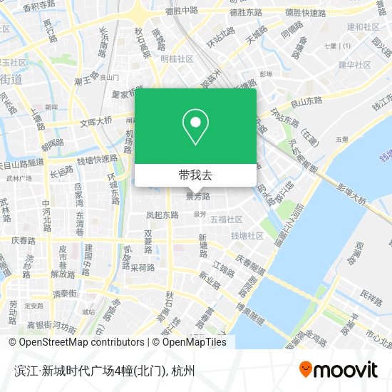 滨江·新城时代广场4幢(北门)地图