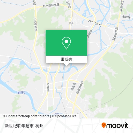 新世纪联华超市地图