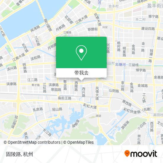 固陵路地图