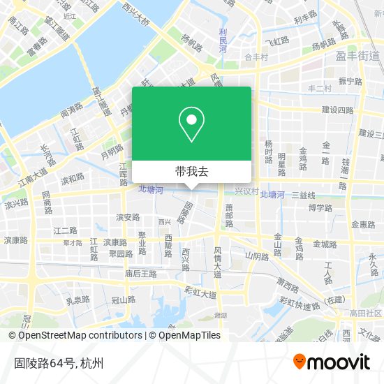 固陵路64号地图