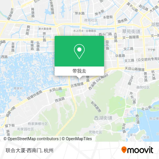 联合大厦-西南门地图