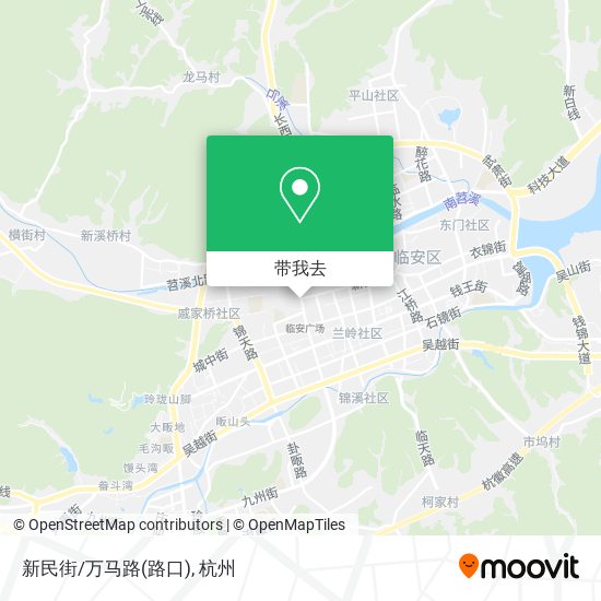 新民街/万马路(路口)地图