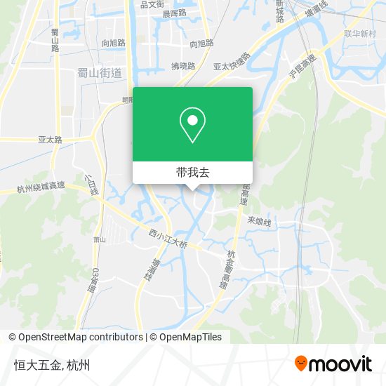 恒大五金地图