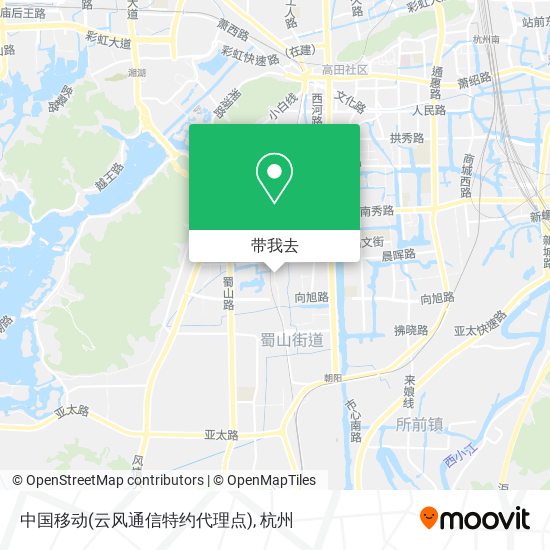 中国移动(云风通信特约代理点)地图