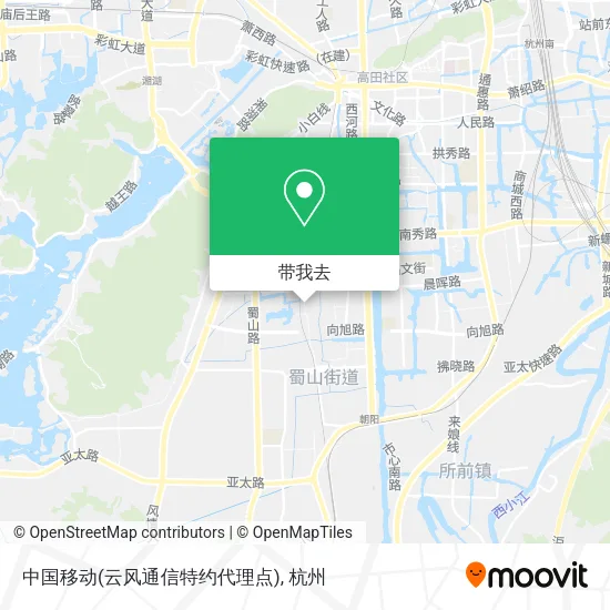 中国移动(云风通信特约代理点)地图
