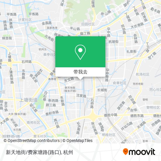 新天地街/费家塘路(路口)地图