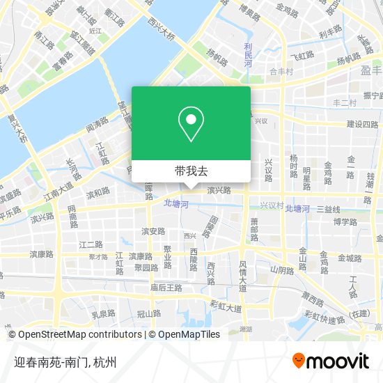 迎春南苑-南门地图