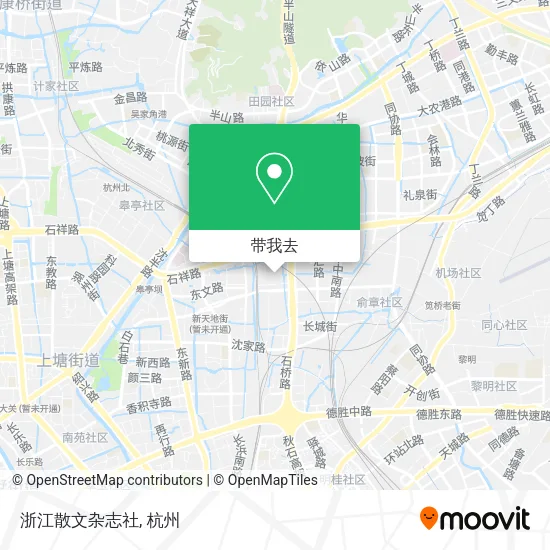浙江散文杂志社地图