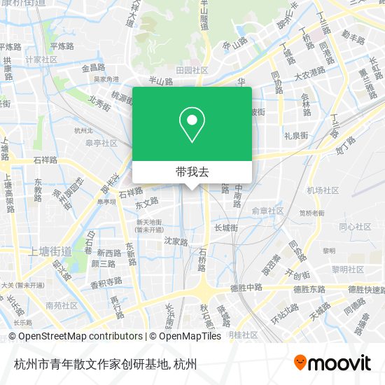 杭州市青年散文作家创研基地地图