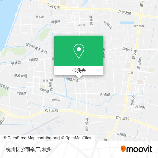 杭州忆乡雨伞厂地图