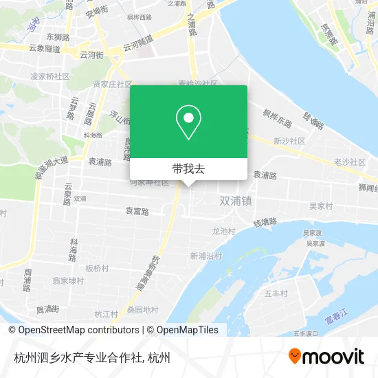 杭州泗乡水产专业合作社地图