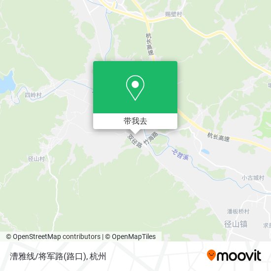 漕雅线/将军路(路口)地图