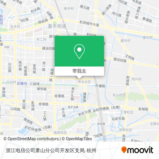 浙江电信公司萧山分公司开发区支局地图