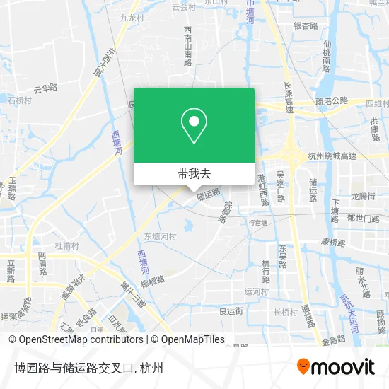 博园路与储运路交叉口地图