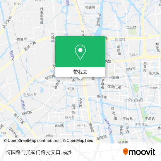 博园路与吴家门路交叉口地图