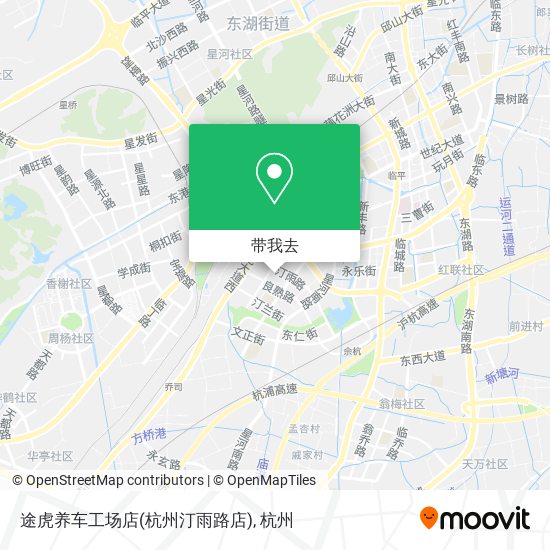 途虎养车工场店(杭州汀雨路店)地图