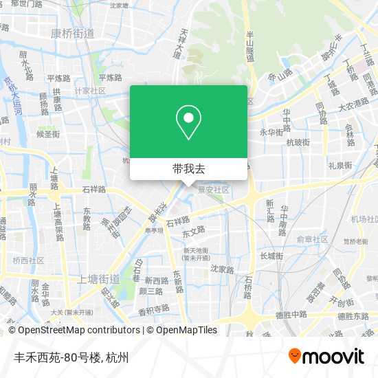 丰禾西苑-80号楼地图