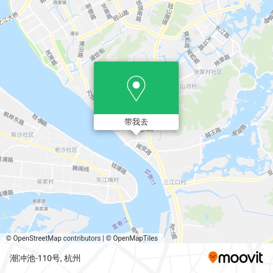 潮冲池-110号地图