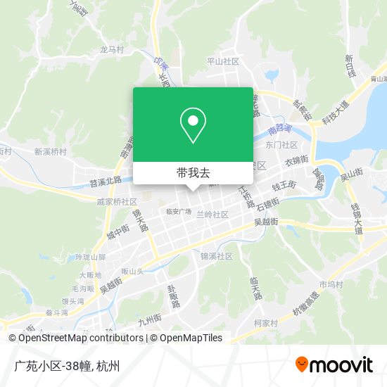 广苑小区-38幢地图