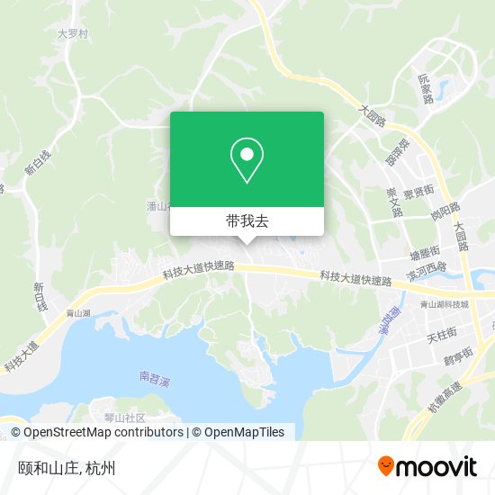颐和山庄地图