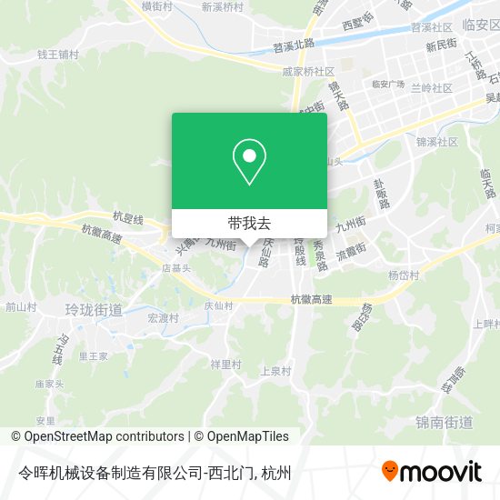 令晖机械设备制造有限公司-西北门地图