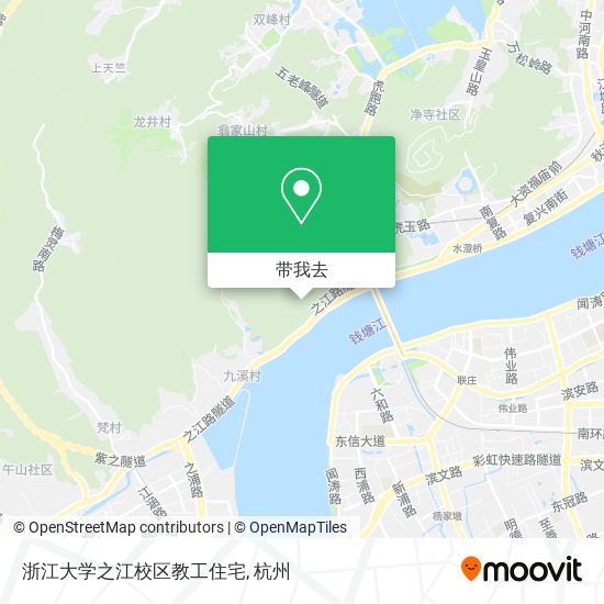 浙江大学之江校区教工住宅地图