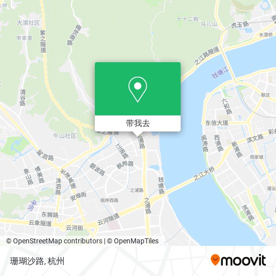 珊瑚沙路地图