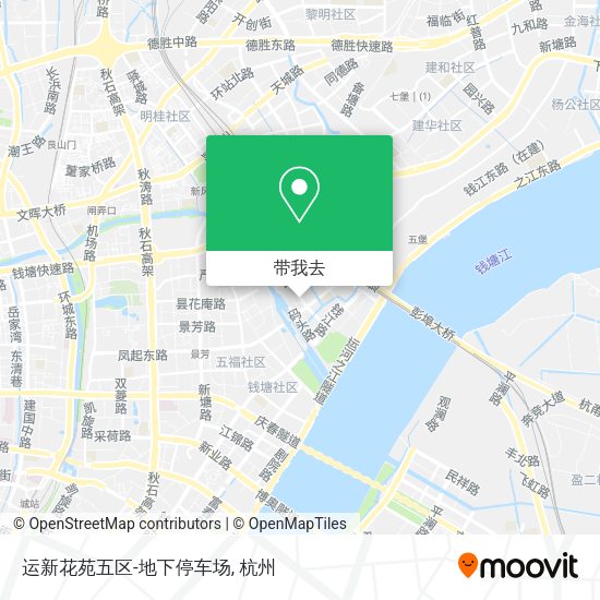 运新花苑五区-地下停车场地图