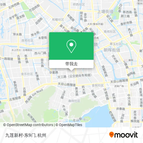 九莲新村-东9门地图