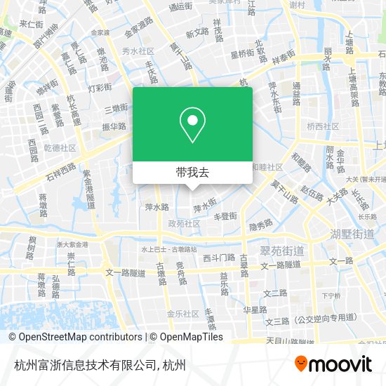 杭州富浙信息技术有限公司地图