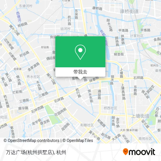 万达广场(杭州拱墅店)地图