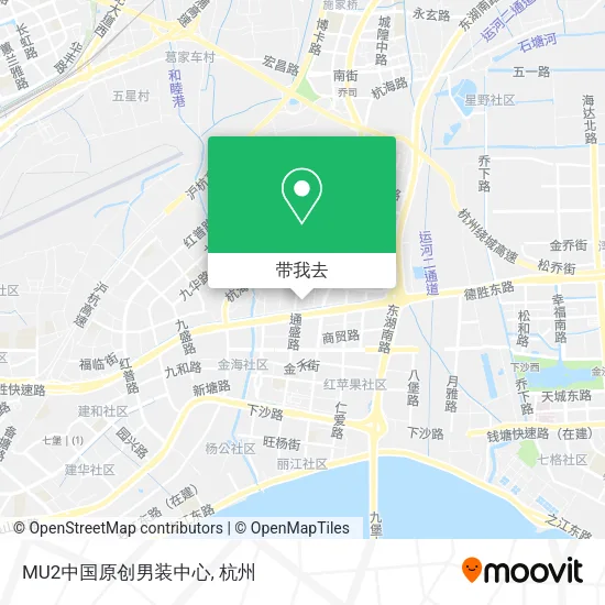 MU2中国原创男装中心地图
