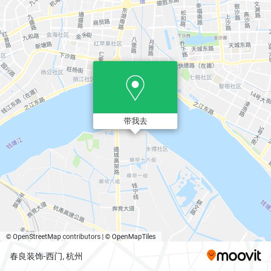 春良装饰-西门地图