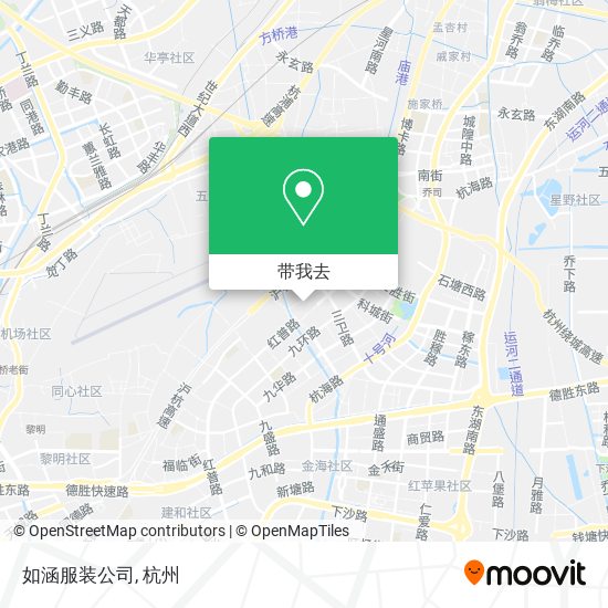 如涵服装公司地图