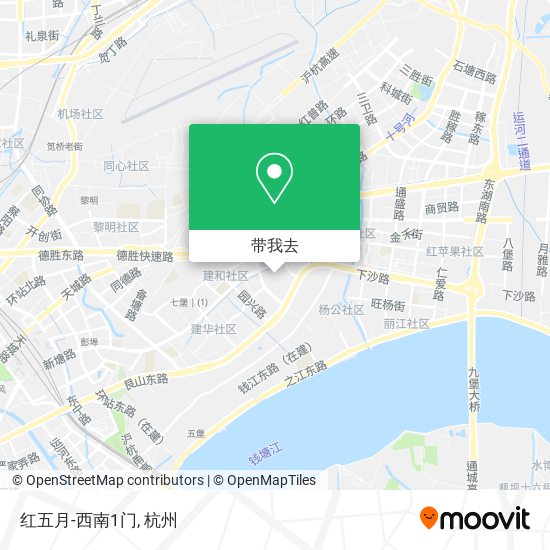 红五月-西南1门地图