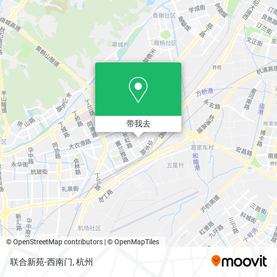 联合新苑-西南门地图