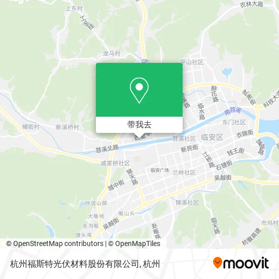 杭州福斯特光伏材料股份有限公司地图