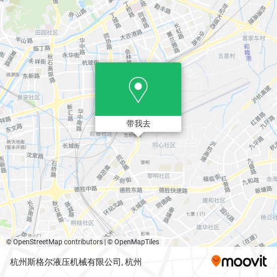 杭州斯格尔液压机械有限公司地图