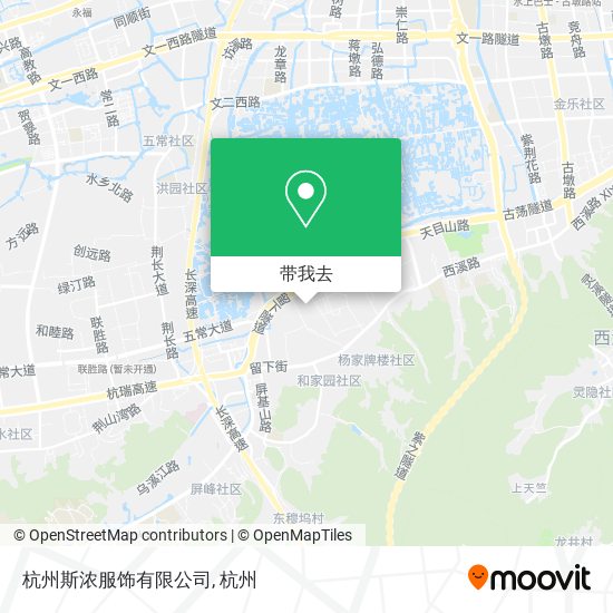 杭州斯浓服饰有限公司地图