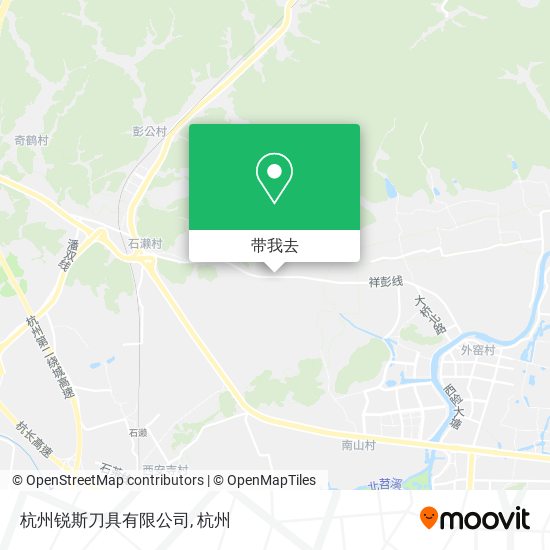 杭州锐斯刀具有限公司地图
